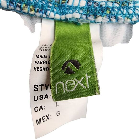 Next By Athena Athletic Shorts Turquoise Size Large EUC - Picture 2 of 10